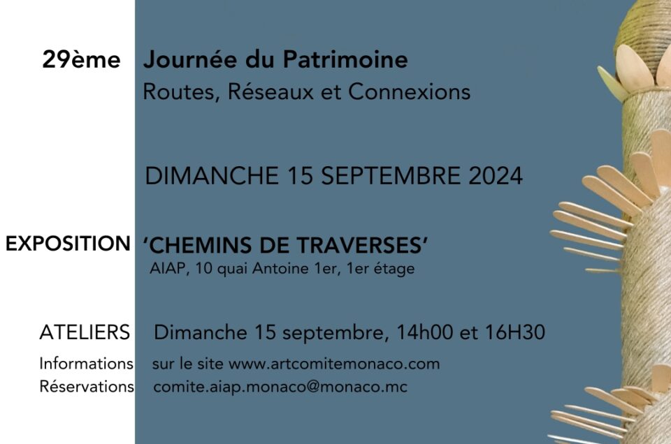 Exposition « Chemins de traverses »  le dimanche 15 septembre 2024